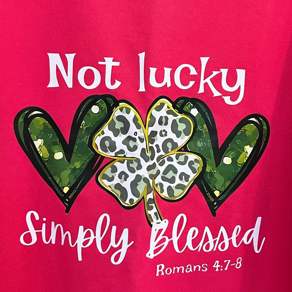 ST. PATRICK’S DAY WOMEN’S PLUS SIZE THIN SWEATSHIRT SIZE 3X FITS LIKE A 2X - Picture 3 of 7